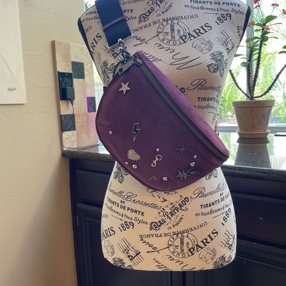 Rebecca Minkoff Handbags - Rebecca Minkoff Purple Suede Belt Bag